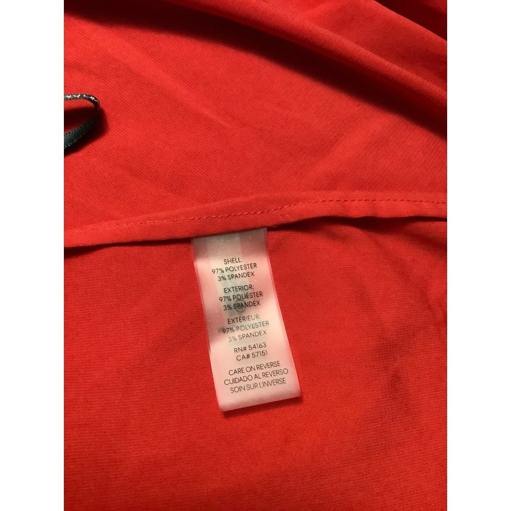 Calvin Klein Women Red Split Blouse — Small - Picture 7 of 7